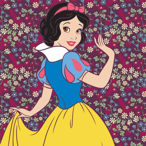 Disney Snow White Character with Floral Pattern Apple AirPods Pro Skin